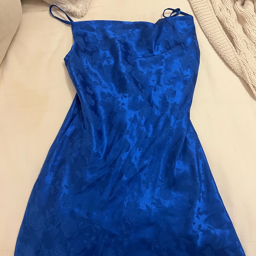 WORN ONCE Lulus silk mini dress